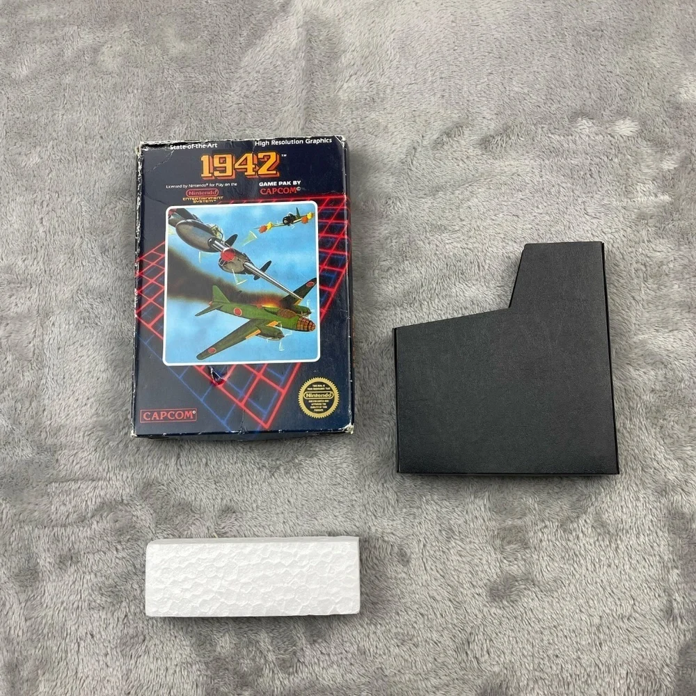 1942 Nintendo NES Authentic Original BOX ONLY